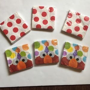 Elmo Theme Party Napkins